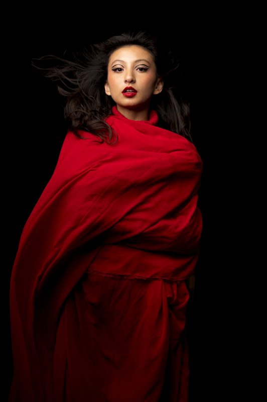 Model from The UGA Agency, fashion editorial